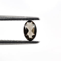 SMOKY QUARTZ CUT OVAL 5.50X3.50MM 0.33Cts.