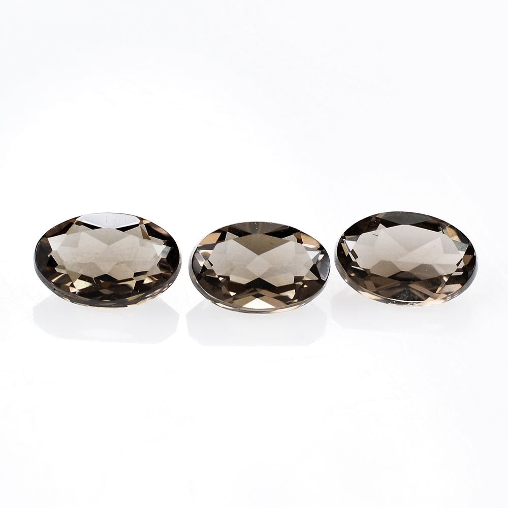 SMOKY QUARTZ CUT OVAL 5.50X3.50MM 0.33Cts.