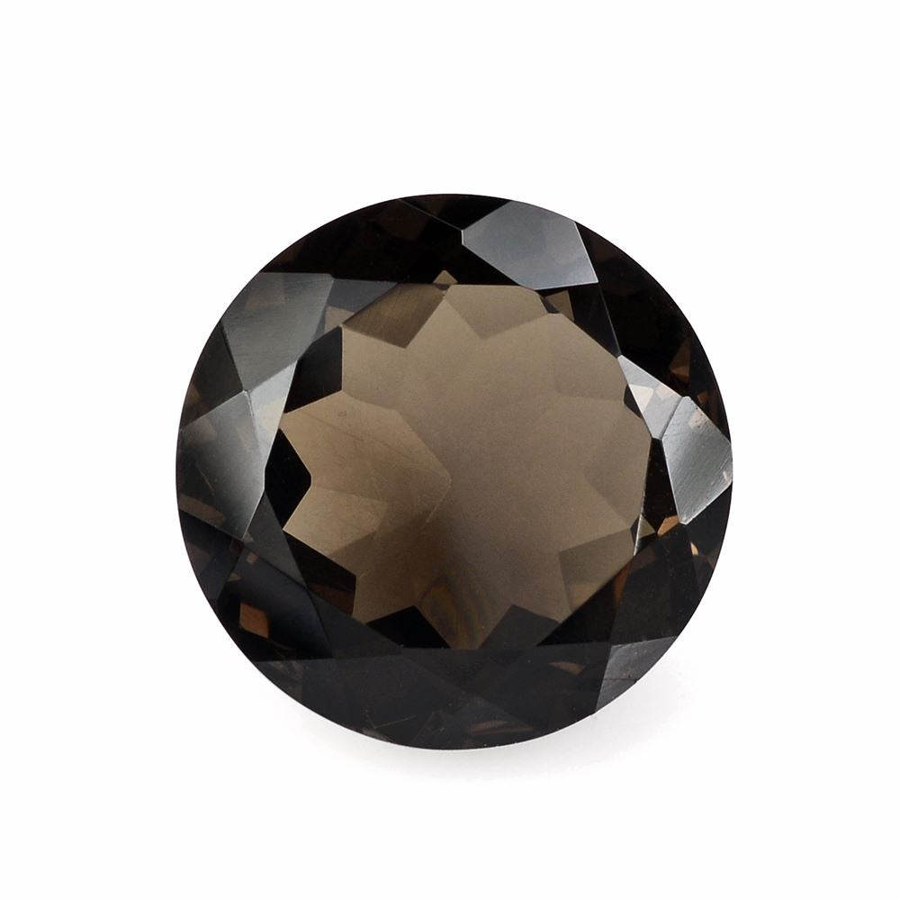 SMOKY QUARTZ CUT ROUND 18MM 19.40Cts.