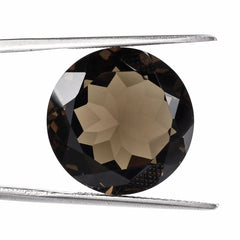 SMOKY QUARTZ CUT ROUND 18MM 19.40Cts.