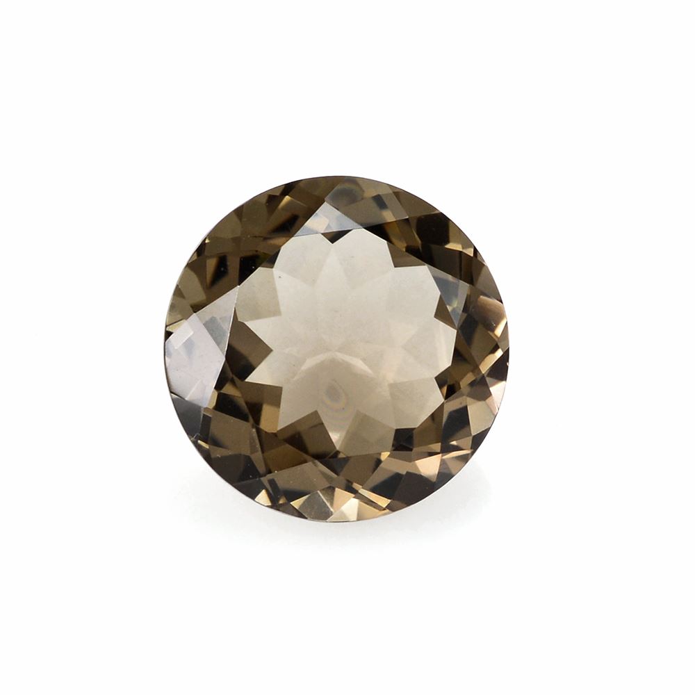 SMOKY QUARTZ CUT ROUND 13MM 7.55Cts.