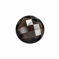 SMOKY QUARTZ BRIOLETTE ROUND 12MM 5.85Cts.