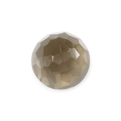 SMOKY QUARTZ IRREGULAR CUT ROUND CAB 12.20MM 6.43Cts.