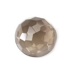 SMOKY QUARTZ IRREGULAR CUT ROUND CAB 14.20MM 8.46Cts.