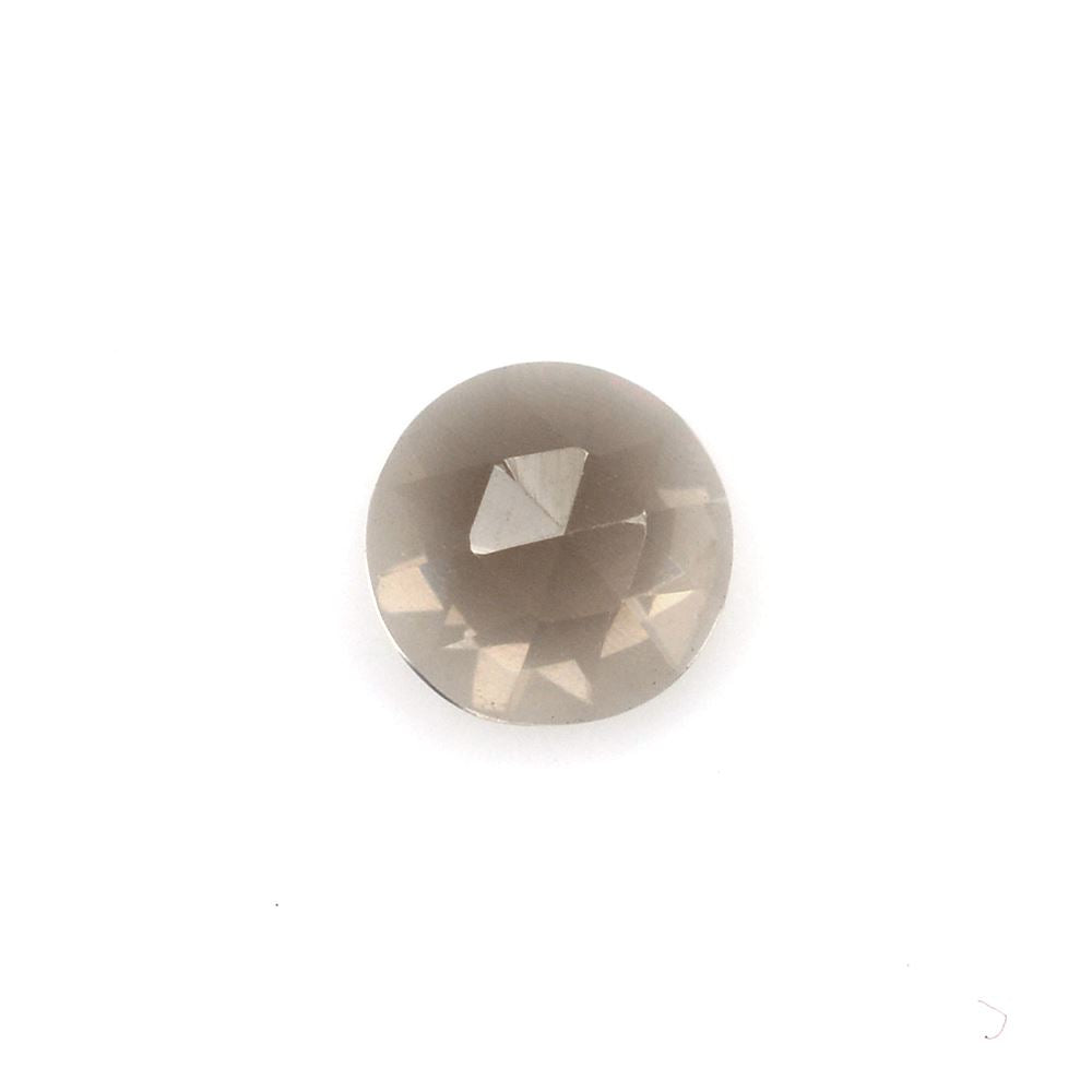 SMOKY QUARTZ ROSE CUT ROUND CAB (LITE) 5MM 0.37Cts.