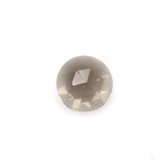 SMOKY QUARTZ ROSE CUT ROUND CAB (LITE) 5MM 0.37Cts.