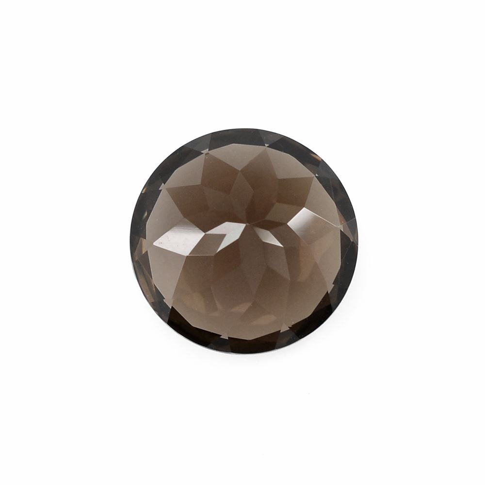 SMOKY QUARTZ CUT ROUND 13MM 7.48Cts.