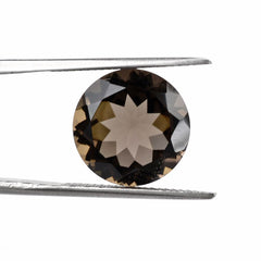 SMOKY QUARTZ CUT ROUND 13MM 7.48Cts.