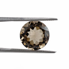 SMOKY QUARTZ CUT ROUND 12MM 5.50Cts.
