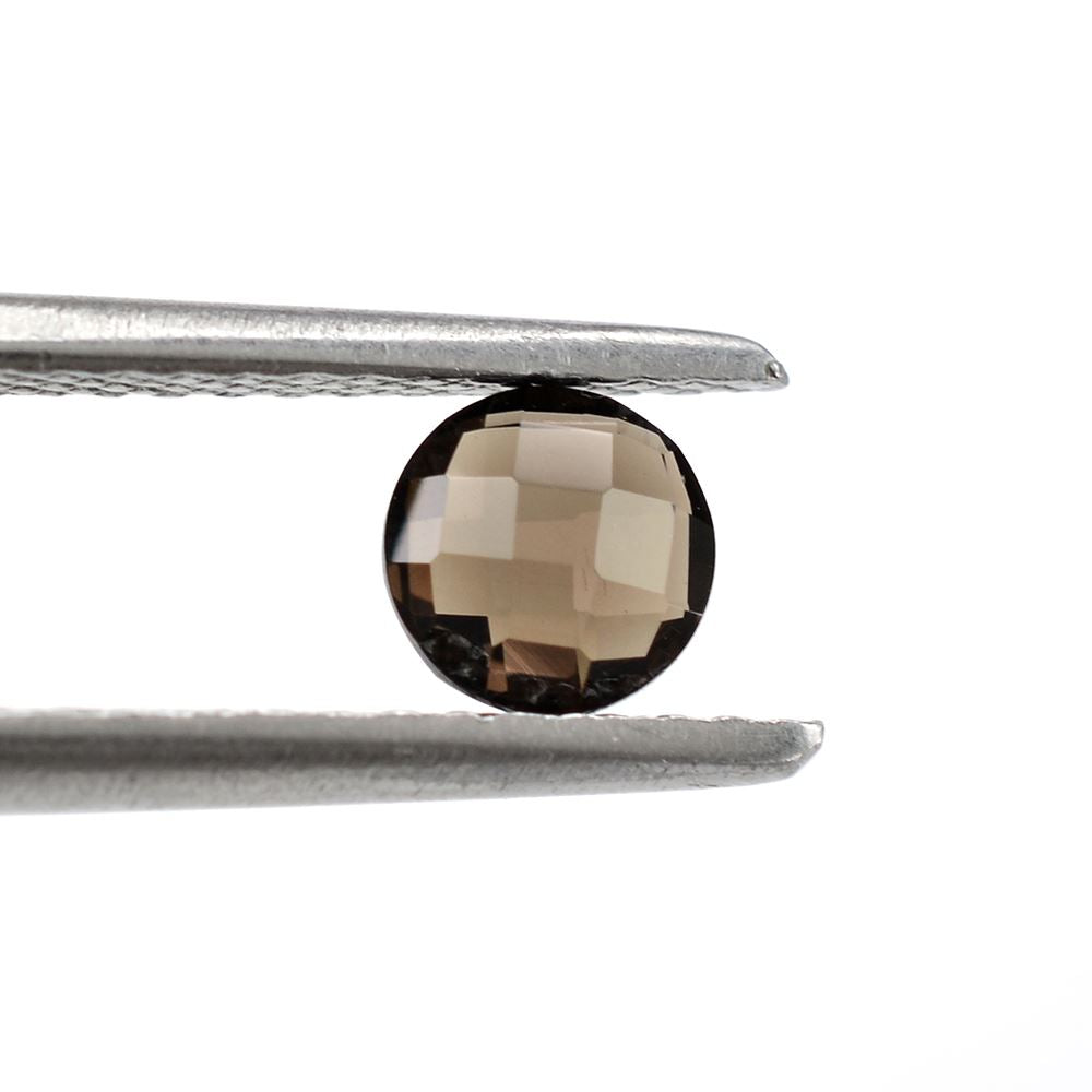 SMOKY QUARTZ BRIOLETTE ROUND 4.50MM 0.40Cts.