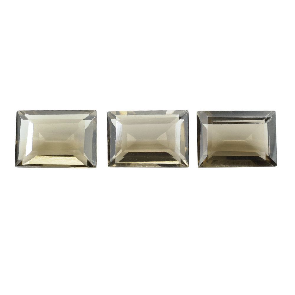 SMOKY QUARTZ CUT BAGUETTE 7X5MM 0.87 Cts.