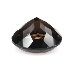 SMOKY QUARTZ CUT ROUND 16MM 13.85Cts.