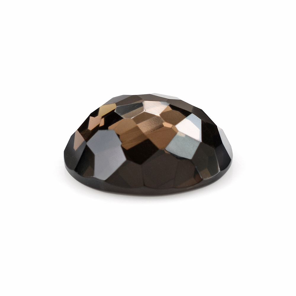 SMOKY QUARTZ IRREGULAR CUT ROUND CAB 16.20MM 11.97Cts.