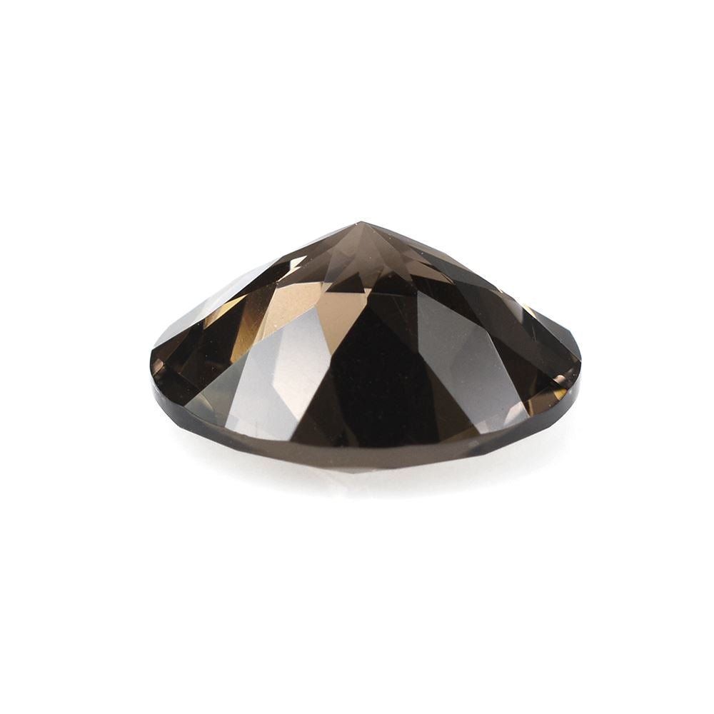 SMOKY QUARTZ CUT ROUND 15MM 8.18Cts.