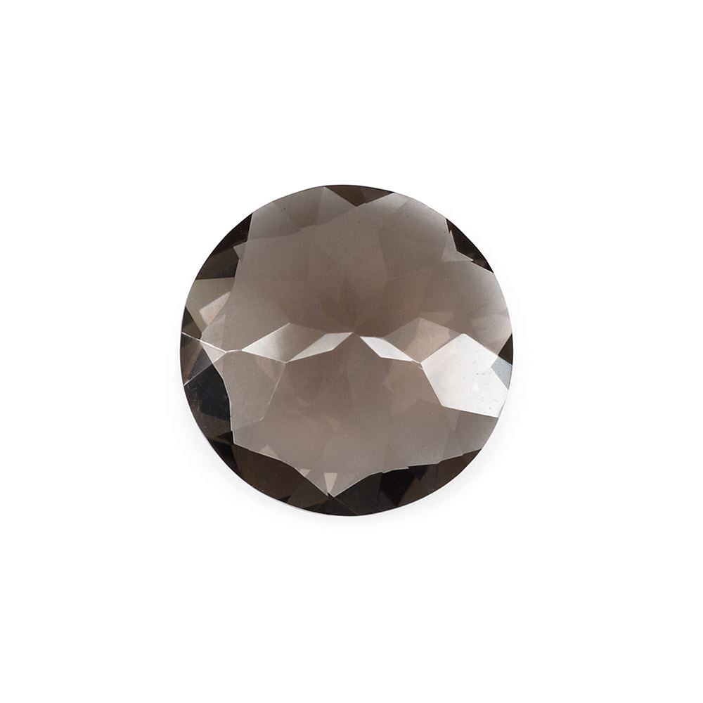 SMOKY QUARTZ CUT ROUND 15MM 8.18Cts.