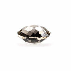 SMOKY QUARTZ BRIOLETTE ROUND (FULL DRILL) 10MM 3.10Cts.