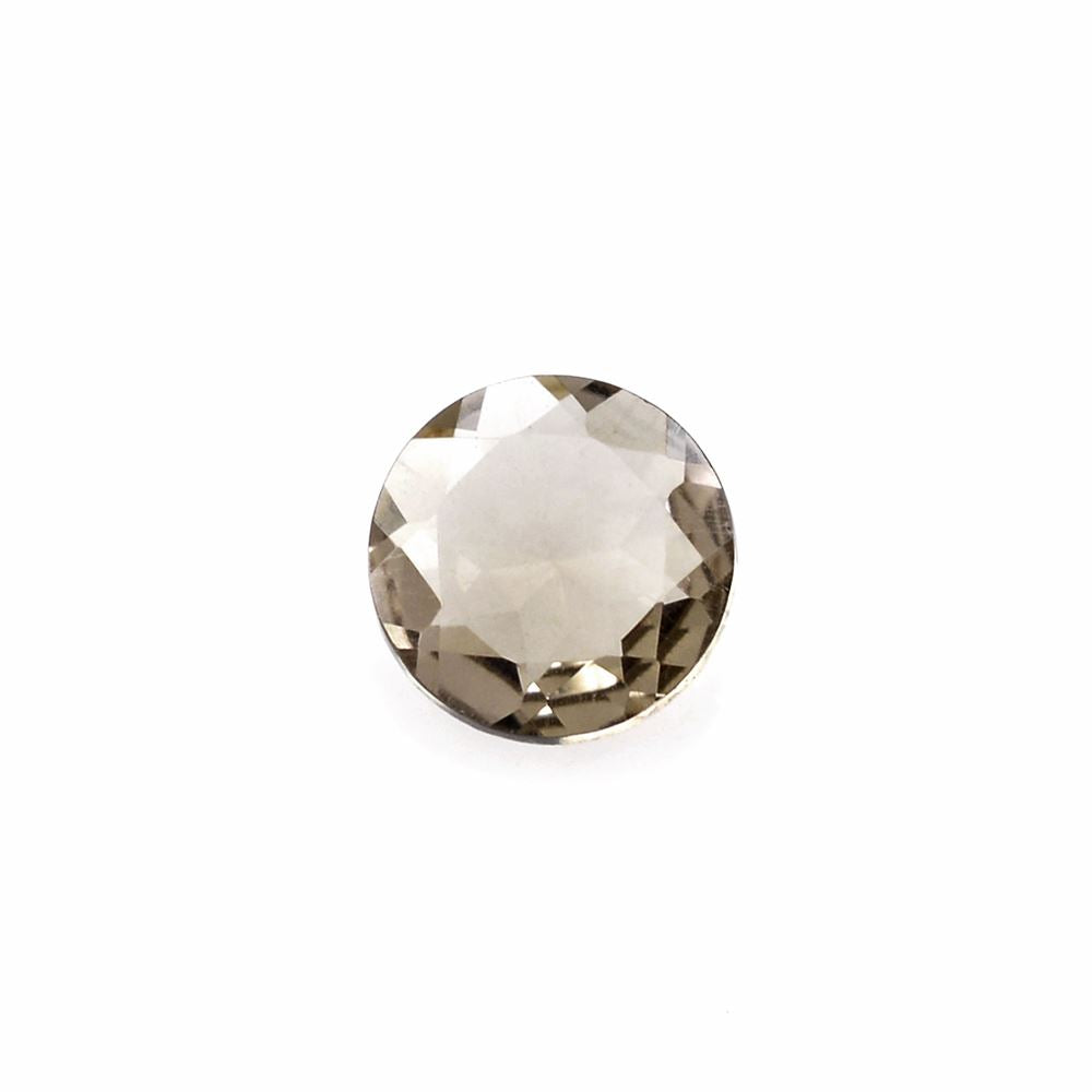 SMOKY QUARTZ CUT ROUND (LITE) (FLAT) 6MM 0.54Cts.
