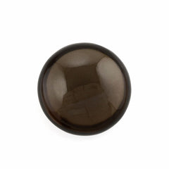 SMOKY QUARTZ LENTIL ROUND 15MM 12.24 Cts.