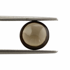 SMOKY QUARTZ LENTIL ROUND 9MM 2.04 Cts.