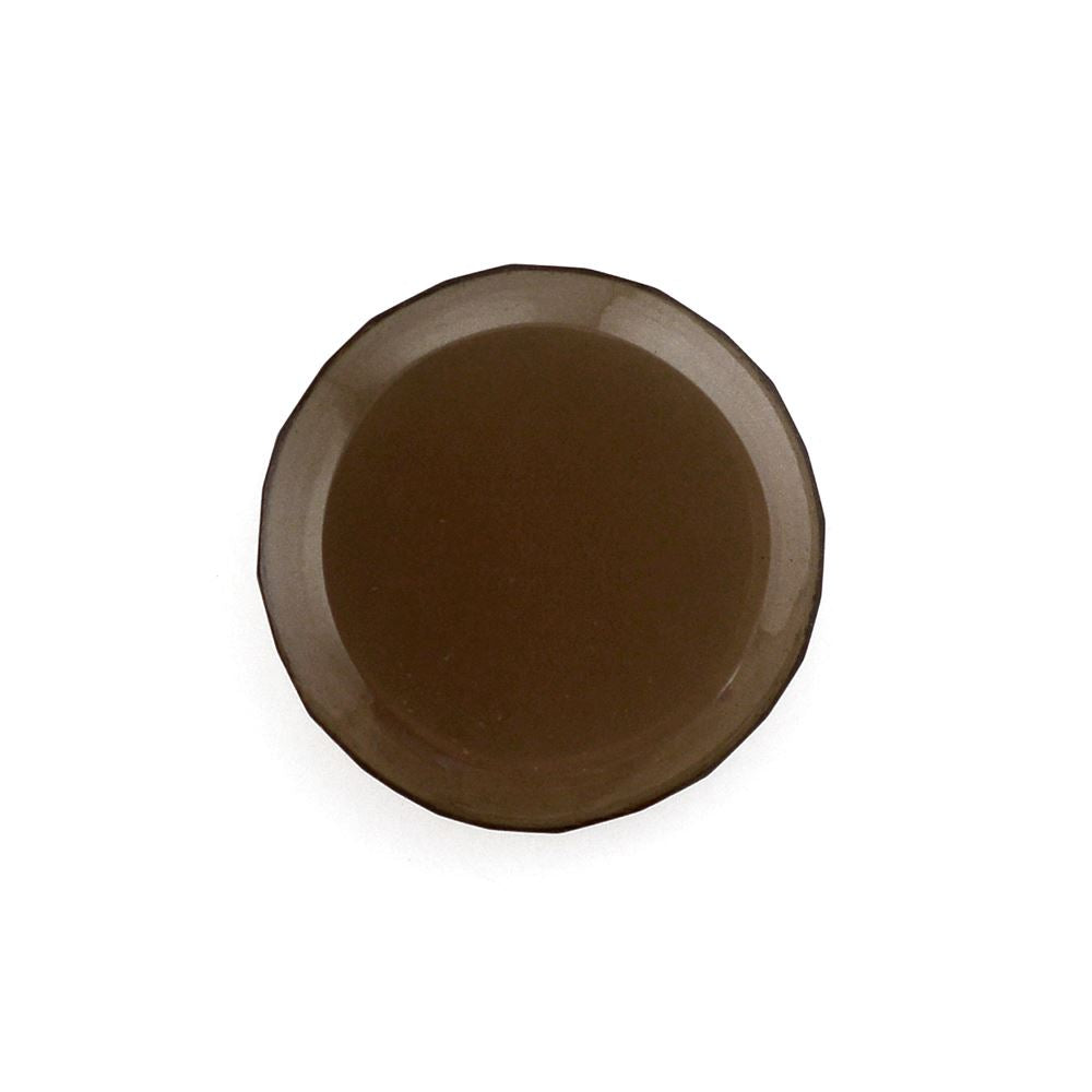 SMOKY QUARTZ ROUND PLATE 12MM 4.86 Cts.