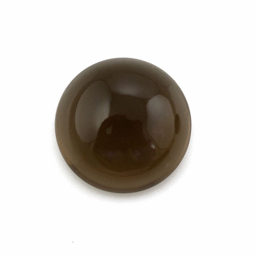 SMOKY QUARTZ ROUND CAB 14.50MM 10.45 Cts.