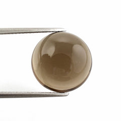SMOKY QUARTZ ROUND CAB 14.50MM 10.45 Cts.