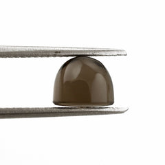 SMOKY QUARTZ ROUND CAB (HIGH DOME) 8MM 3.08 Cts.
