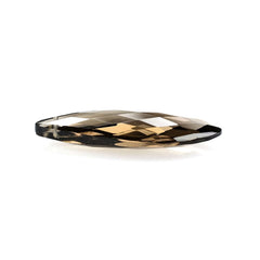 SMOKY QUARTZ BRIOLETTE IRREGULAR MARQUISE (FULL DRILL) 30X12MM 10.87 Cts.