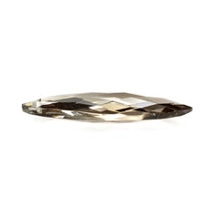 SMOKY QUARTZ BRIOLETTE IRREGULAR MARQUISE (LITE) (FULL DRILL) 30X12MM 10.59 Cts.