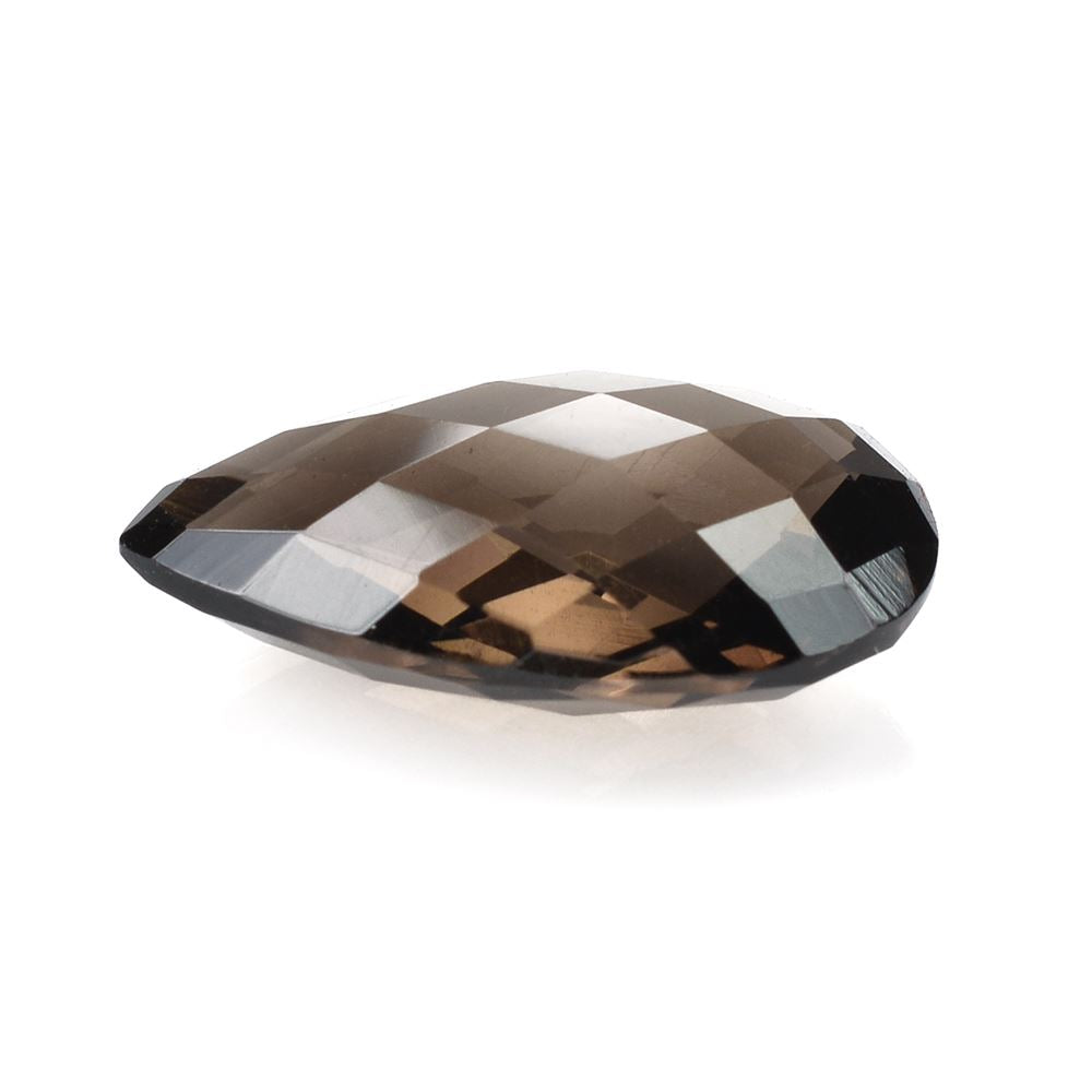SMOKY QUARTZ BRIOLETTE PEAR 24X16MM 17.65 Cts.
