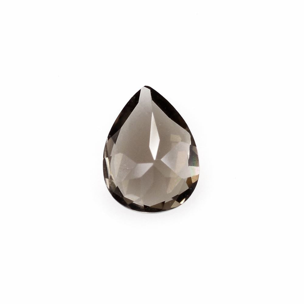 SMOKY QUARTZ CUT PEAR 8X6MM 1.02 Cts.