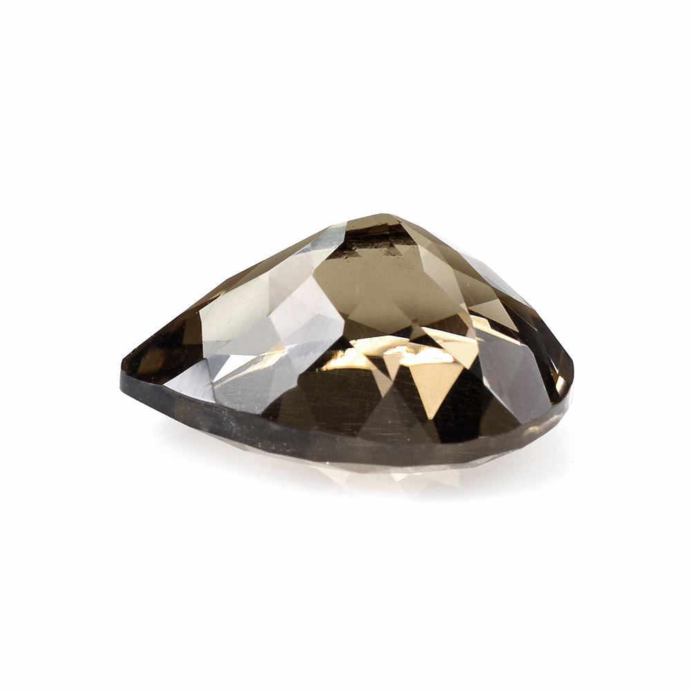 SMOKY QUARTZ CUT PEAR 18X13MM 12.34 Cts.