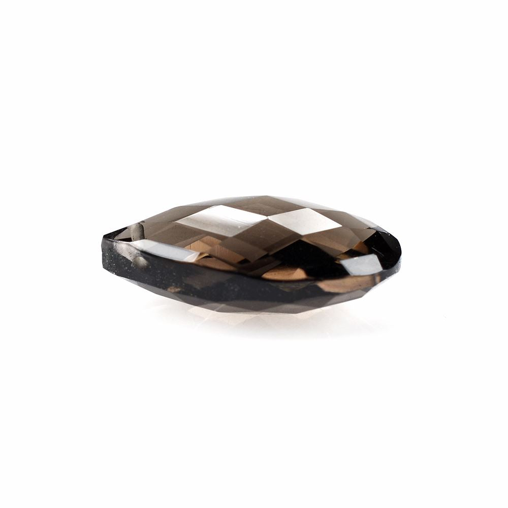 SMOKY QUARTZ BRIOLETTE PEAR (FULL DRILL) (LITE) 15.50X10MM 5.37 Cts.