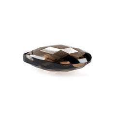 SMOKY QUARTZ BRIOLETTE PEAR (FULL DRILL) (LITE) 15.50X10MM 5.37 Cts.