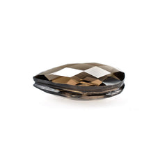SMOKY QUARTZ BRIOLETTE PEAR ( GROOVE IN GIRDLE) 15X10MM 5.67 Cts.