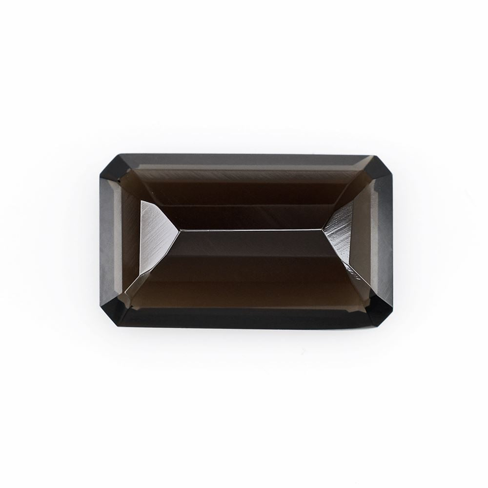 SMOKY QUARTZ CUT OCTAGON 23X14MM 20.47 Cts.