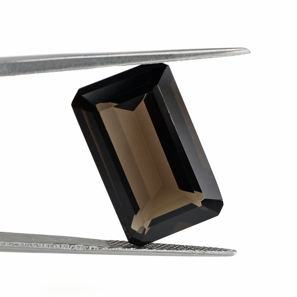 SMOKY QUARTZ CUT OCTAGON 23X14MM 20.47 Cts.