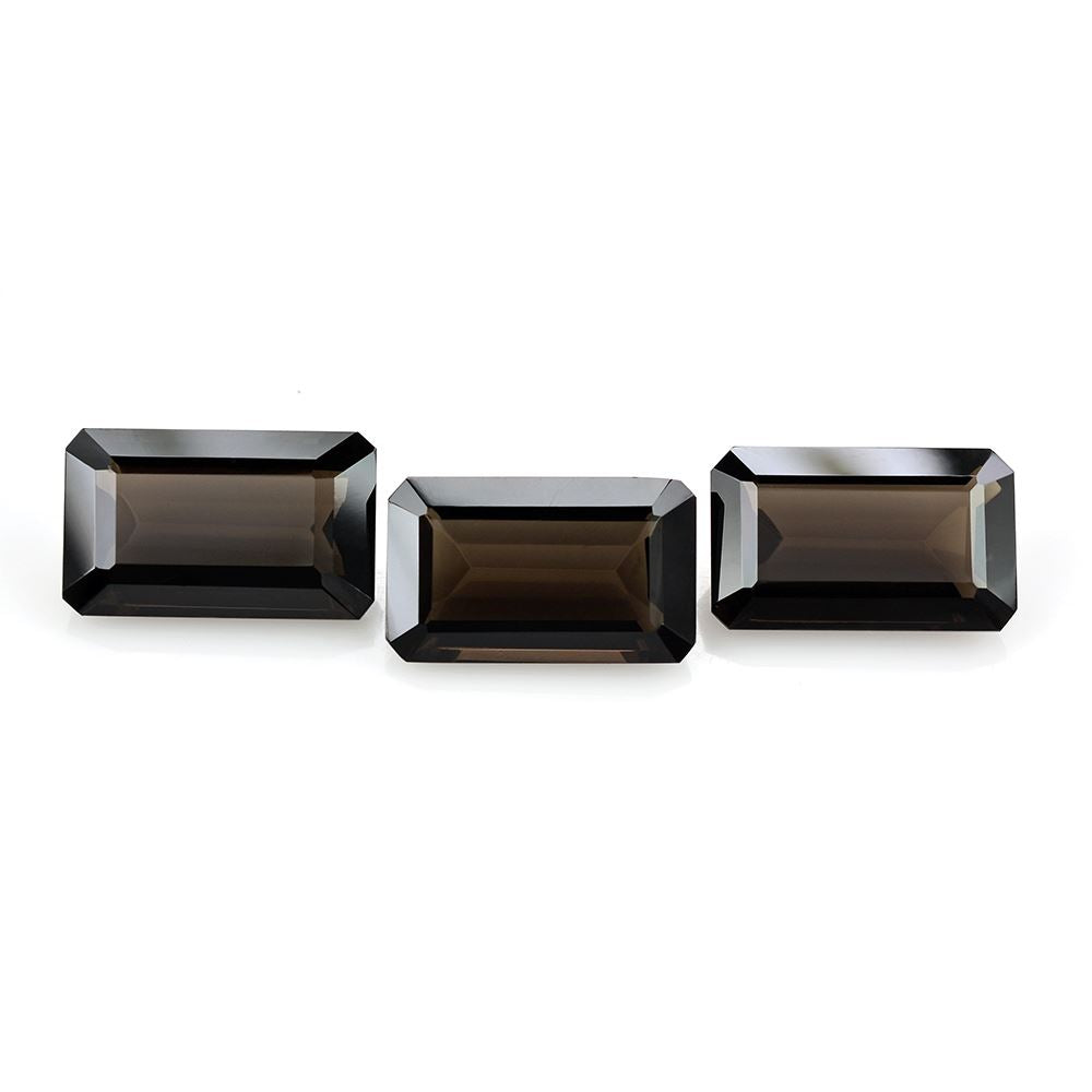 SMOKY QUARTZ CUT OCTAGON 23X14MM 20.47 Cts.