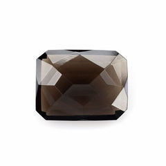 SMOKY QUARTZ FANCY CUT OCTAGON 19X15MM 15 Cts.