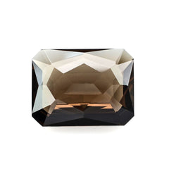 SMOKY QUARTZ FANCY CUT OCTAGON 19X15MM 15 Cts.