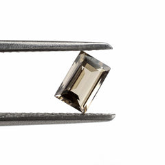 SMOKY QUARTZ CUT BAGUETTE 6X4MM 0.52 Cts.