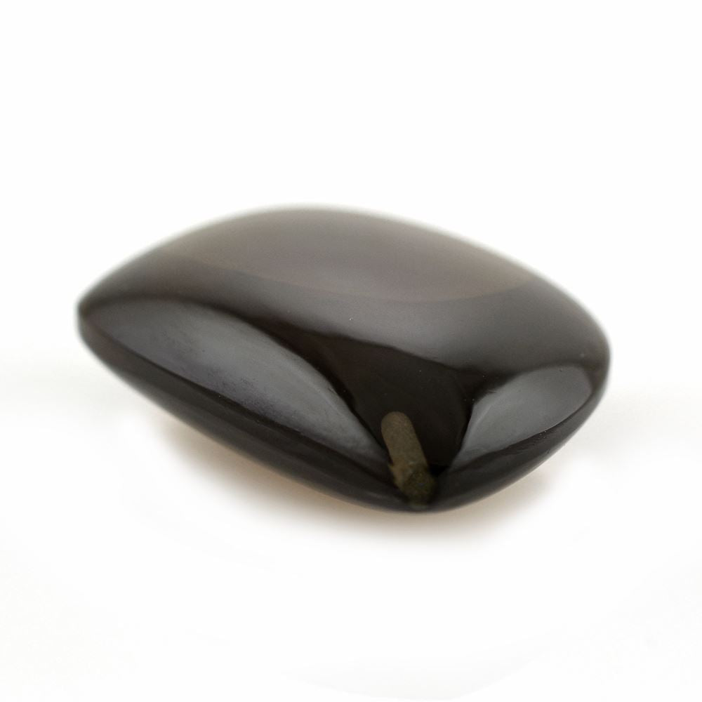 SMOKY QUARTZ LENTIL FANCY SHAPE (HALF DRILL) 35X24MM 49.70 Cts.