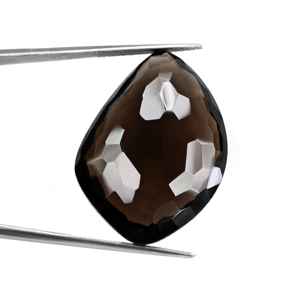SMOKY QUARTZ STEP CUT FANCY 20X10MM 35.20 Cts.