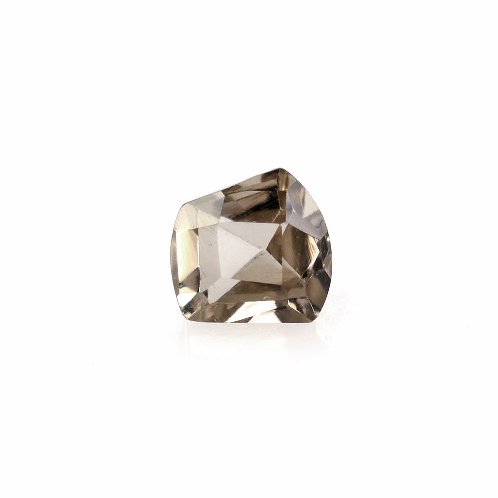 SMOKY QUARTZ CHECKER CUT FANCY 4MM 0.30 Cts.