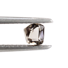 SMOKY QUARTZ CHECKER CUT FANCY 4MM 0.30 Cts.