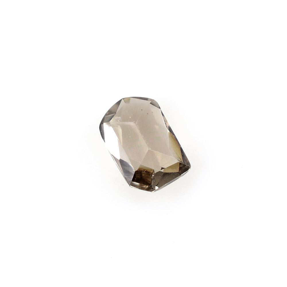 SMOKY QUARTZ CHECKER CUT FANCY 6X4MM 0.58 Cts.