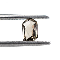 SMOKY QUARTZ CHECKER CUT FANCY 6X4MM 0.58 Cts.