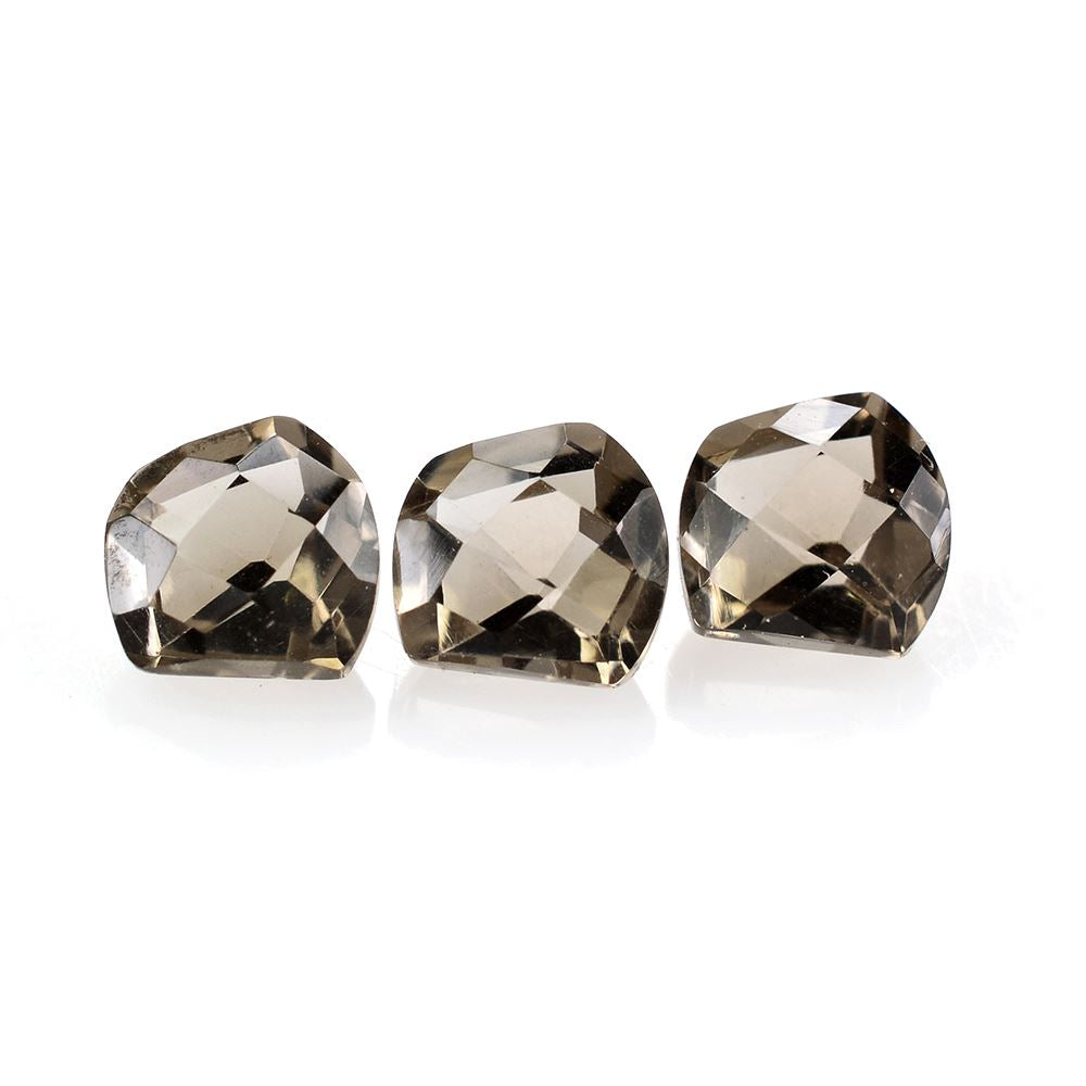 SMOKY QUARTZ CHECKER CUT FANCY 5MM 0.53 Cts.