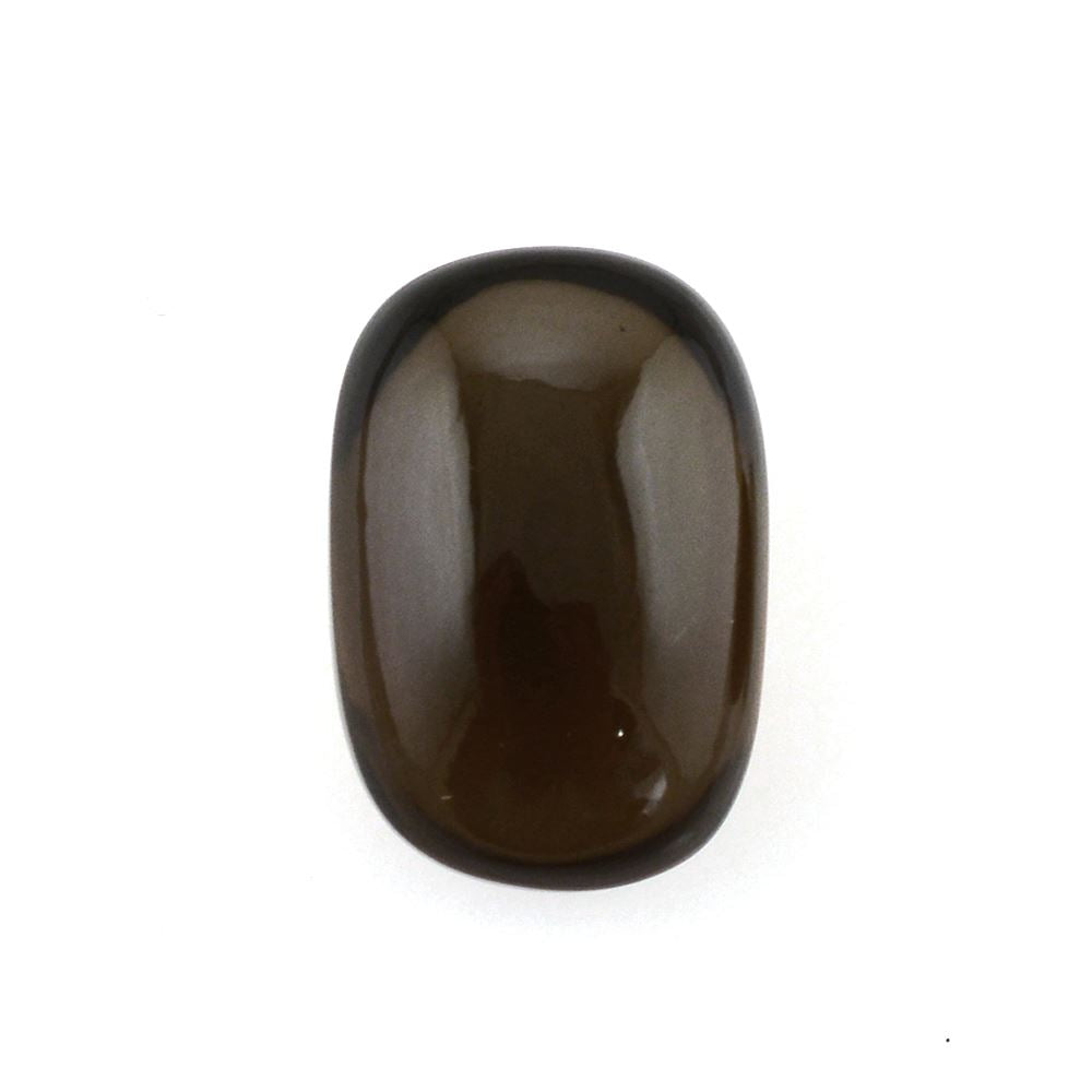 SMOKY QUARTZ PLAIN TUMBLE 15X10MM 9.80 Cts.
