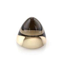 SMOKY QUARTZ BULLET CAB (LITE) 11MM 7.63 Cts.